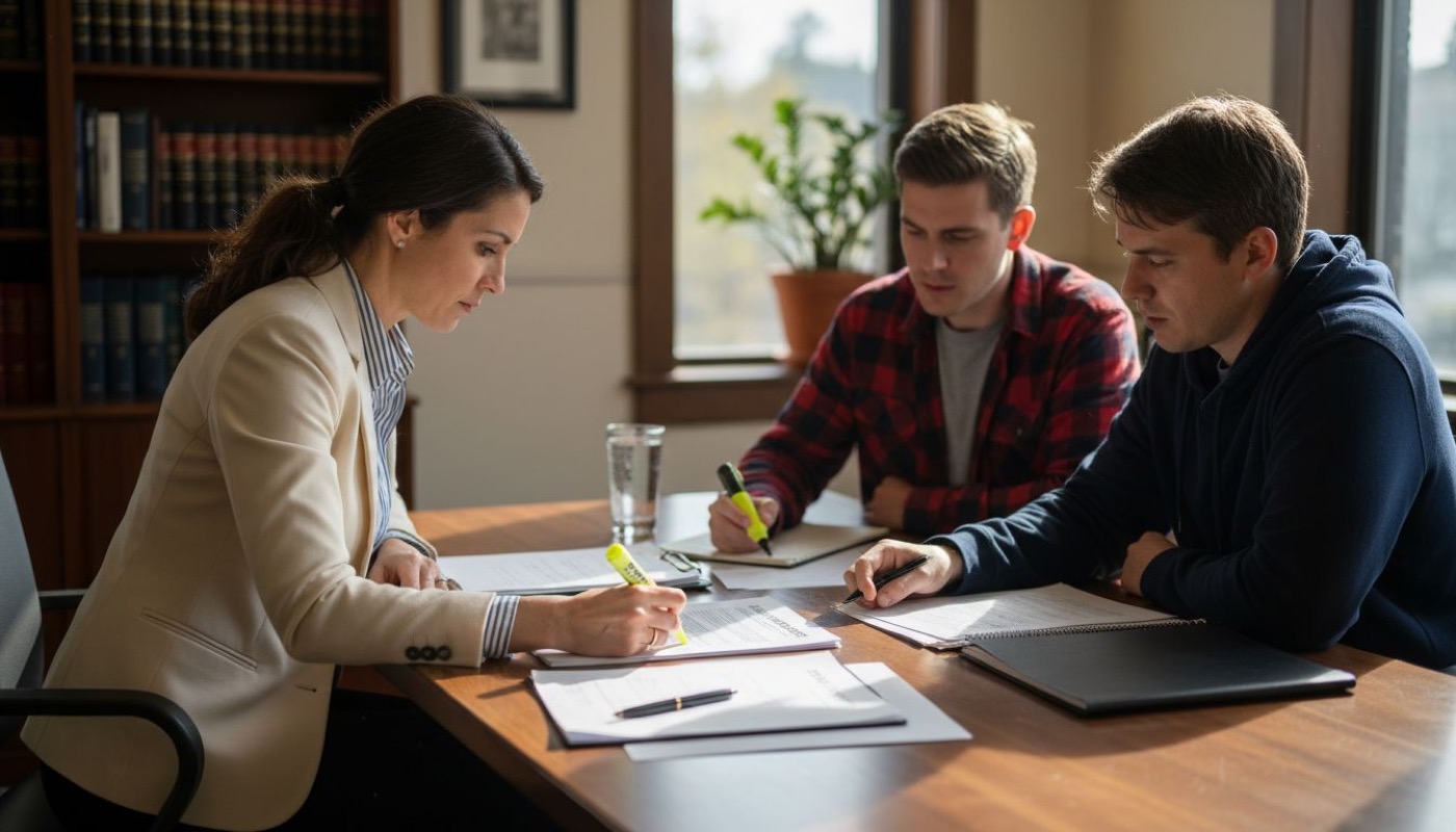 Attorney advising clients on cannabis laws